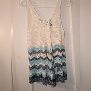 Crochet tank top/cover up